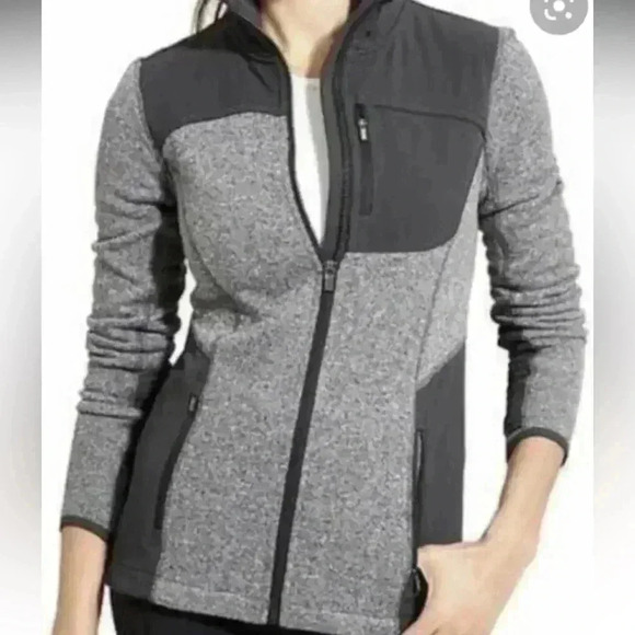 🆕Athleta Truckee XXS Fleece Jacket Gray - Picture 6 of 7